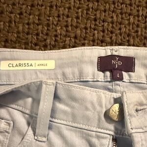 NYDJ Clarissa Ankle Jeans in Pale Blue
